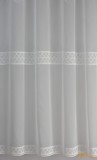 Két sorban hímzett voile függöny - 290cm