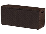KETER CAPRI MŰRATTAN KERTI LÁDA 305L - sötétbarna