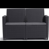 KETER CLAIRE SOFA Kerti pad, grafit, 113 cm (252689)