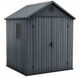 KETER DARWIN 6x6 műanyag kerti ház, tároló - szürke