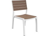 KETER HARMONY MŰANYAG KERTI SZÉK, FEHÉR/CAPPUCCINO