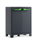 KETER MOBY LOW műanyag szekrény - sötétszürke - 100 cm