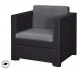 KETER PROVENCE ARMCHAIR MŰRATTAN KERTI FOTEL - grafit