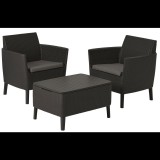 KETER SALEMO BALCONY Kerti bútor garnitúra, grafit (236631)