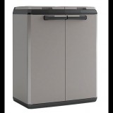 Keter SPLIT CABINET BASIC műanyag szelektív hulladéktároló 2 x 110 liter szürke (CZ9736) (CZ9736)