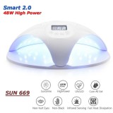 Kétkezes kombinált műkörmös UV/LED lámpa SUN 669