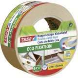 Kétoldalas ragasztószalag, tesa® ECO FIXATION (H x Sz) 25 m x 50 mm, műanyag, 56452 TESA, tartalom: 1 tekercs (56452-00)