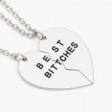 Kétrészes "legjobb ribik" nyaklánc