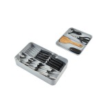 Kétszintes konyhai evőeszköztartó fiókba - praktikus evőeszköz rendező és tároló megoldás