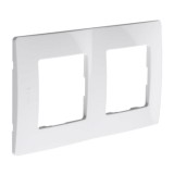 Kettes keret fehér Legrand Niloé