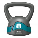 Kettlebell 8 kg cementes, vinyl bevonat – Body Sculpture
