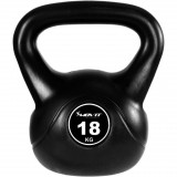 Kettlebell, füles súlyzó 18 kg fekete, MOVIT