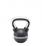 Kettlebell, füles súlyzó, fekete-króm, 6 kg, Trendy Premium