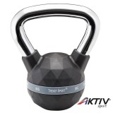 Kettlebell Trendy Premium fekete-króm 8 kg