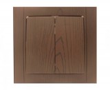 Kettős kapcsoló Comtec Anemon Sötét tölgy