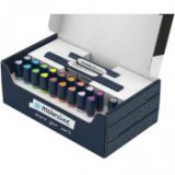 Kétvégű marker készlet, 27 darabos, SCHNEIDER „Paint-It 040 Twin marker Set 2”, 10 különböző szín [27 db]