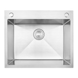 KEVMIL MEX 600 x 500 mm inox, extra mély mosogatótálca, szűrőkosaras leeresztővel, ajándék szappanadagolóval