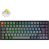 Keychron k2 max bluetooth / vezeték nélküli magyar super banana mechanikus billentyűzet fekete k2m-j4z-hu