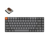 Keychron K3 Max Brown Switch Wireless USB-C Mechanikus RGB Billentyűzet HUN - Fekete (K3M-H3-HG)