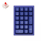Keychron Q0 Mechanical Swappable RGB USB Gateron G Pro Red Numeric Keyboard Blue Q0-J1