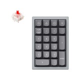 Keychron Q0 Swappable RGB USB Gateron G Pro Red mechanikus numerikus billentyűzet szürke