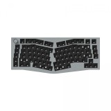 Keychron Q10 QMK Custom RGB Mechanical Keyboard Barebone ISO Knob Silver Grey US Q10-F2