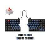 Keychron Q11 QMK Custom RGB Red Switch Mechanical Keyboard Layout Collection Black UK Q11-M1-UK