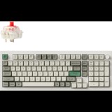 Keychron Q5 Max Swappable RGB Backlight Red Switch Knob Version - White, US (Q5M-P1)