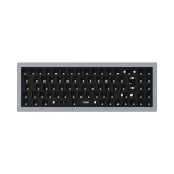 Keychron Q7 Swappable RGB Backlight Knob ISO Keyboard Barebone Silver Grey Q7-E2