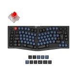 Keychron V10 RGB Fully Assembled Knob K Pro Red Mechanical Hot Swap Keyboard Frosted Black UK V10-C1-UK