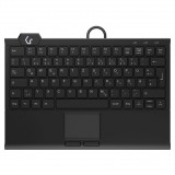 KeySonic KSK-5210ELU (DE) billentyűzet USB QWERTZ Német Fekete (60948)