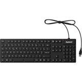 Keysonic KSK-8030 IN (FR) Billentyűzet Fekete Szilikon membrán, teljesen zárt, IP68, Vízálló (IPX7) (28105)