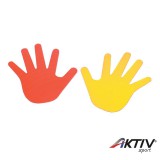 Kéz alakú padlójelölő szett Amaya