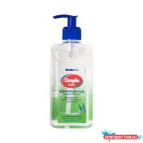 Kéz- és bőrfertőtlenítő gél pumpás 500 ml Bradolife aloe vera
