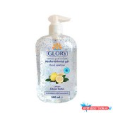 Kéz- és bőrfertőtlenítő gél pumpás 500 ml Glory citrom