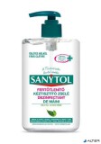 Kézfertőtlenítő gél, pumpás, 250 ml, SANYTOL