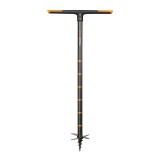 Kézi földfúró, Fiskars 134720, acél, D 15 cm, 1,11 m