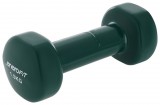 Kézi súlyzó, 1,5 kg – vinyl bevonat, zöld – ENERO-Fit