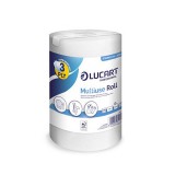 Kéztörlõ 3 rétegû tekercses egyesével csomagolt Strong 3.250 Lucart_821642 hófehér