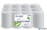Kéztörlő, tekercses, 2 rétegű, LUCART, "Eco CF 14", fehér