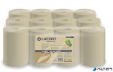 Kéztörlő, tekercses, 2 rétegű, LUCART "EcoNatural 14 CF", havanna barna