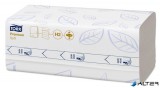 Kéztörlő, tömörített, Interfold, 2 réteg, 170 lap, H2 rendszer, Premium, TORK "Xpress Soft Multifold", fehér