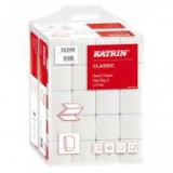 Kéztörlő, Z hajtogatott, 2 rétegű, 200 lap, KATRIN, fehér [20 csom]