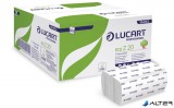 Kéztörlő, Z hajtogatott, 2 rétegű, 200 lap, Slim adagolóhoz, LUCART "ECO Z 20", fehér