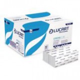 Kéztörlő, Z hajtogatott, 2 rétegű, LUCART "Strong", fehér [15 csom]