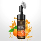Khadi Natural Ayurvédikus C-vitaminos Arclemosó Hab Kefével 150 ml (SLS, Paraben Free)