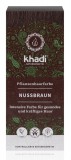 Khadi Növényi hajfesték por, barna, természetes mogyoróbarna 100 g