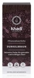 Khadi Növényi hajfesték por, Sötétbarna 100 g