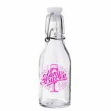 Kicsi csatos üveg, Lánybúcsú, pohár