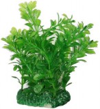 Kicsi zöld levelű akváriumi műnövény 15 cm